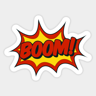 Boom! Comic Effect Sticker